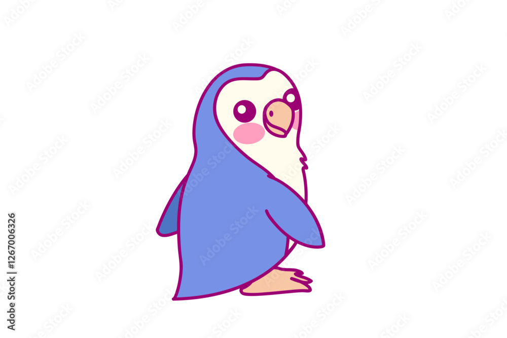 vector simple penguin bird. Hand drown design element. Clip art isolated on transparent background. vector simple penguin bird. Hand drown design element. Clip art isolated on transparent background.