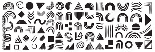 Abstract Harmony: A Silhouette Symphony