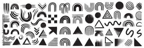 Abstract Harmony: A Silhouette Symphony