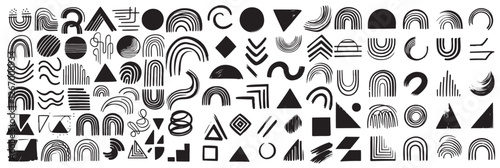 Abstract Harmony: A Silhouette Symphony