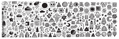 Abstract Harmony: A Silhouette Symphony