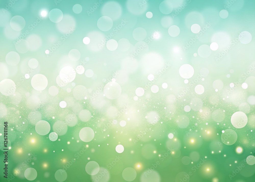 Abstract Green Gradient Background: Seafoam to Sage with Glimmering Lights Abstract Green Gradient Background: Seafoam to Sage with Glimmering Lights
