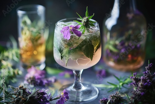 Innovative social tonic with natural ingredients for relaxation and socializing