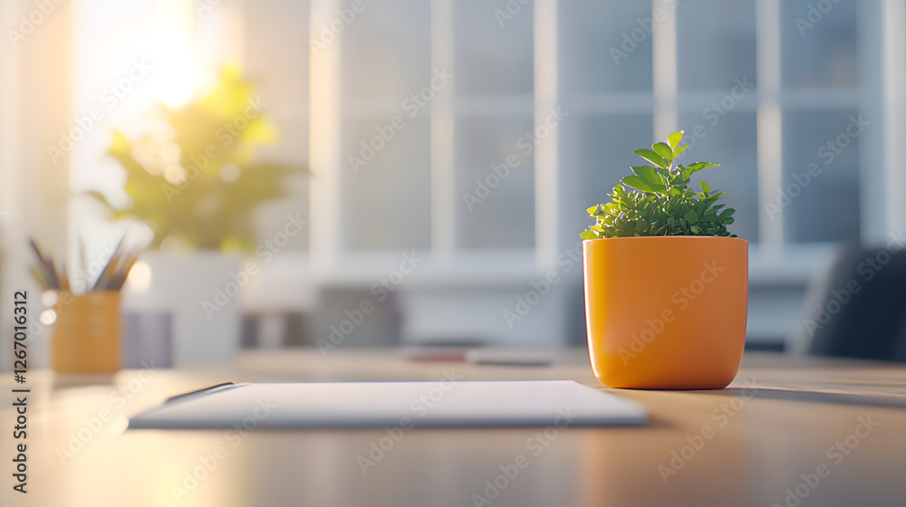 A Photorealistic Image of a Person at a Modern Desk Engaged in Work
A Photorealistic Image of a Person at a Modern Desk Engaged in Work