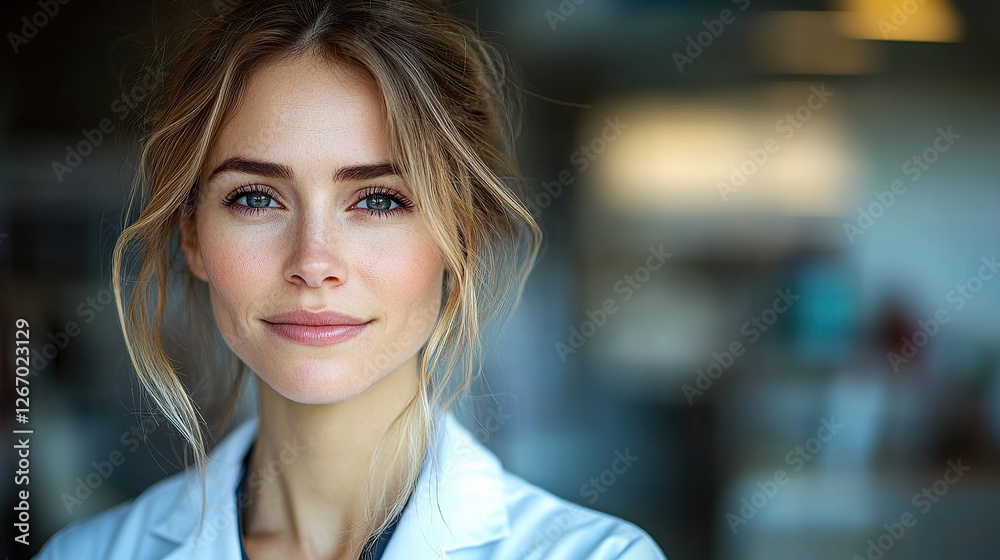 Female Healthcare Professional in White Coat
Female Healthcare Professional in White Coat
