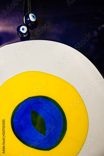 Obraz na płótnie Evil eye glass amulet for sale in Turkey w salonie