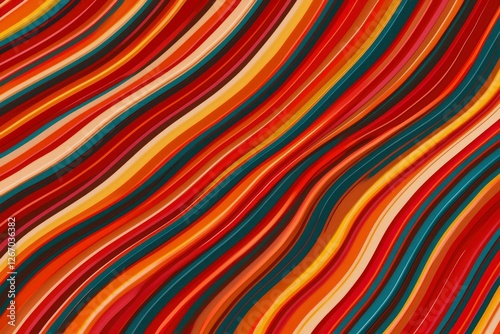 Abstract colorful waves pattern for background, banner or wallpaper design