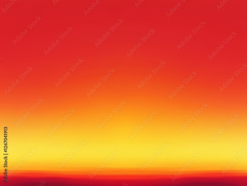Obraz premium Fiery Sunset Gradient Background