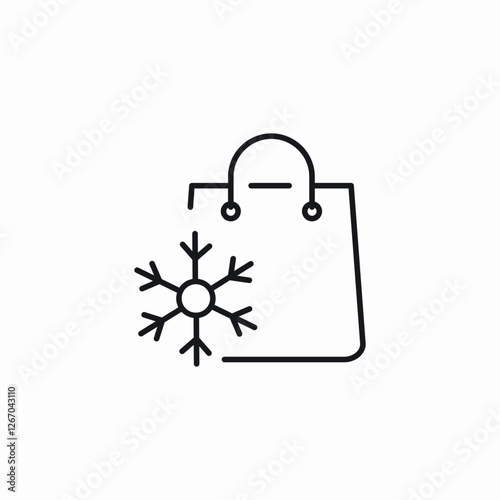 cold retainer bag icon sign vector