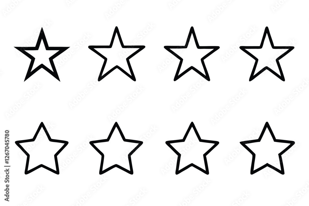 Review Essential Products for Your Daily Needs Line Art