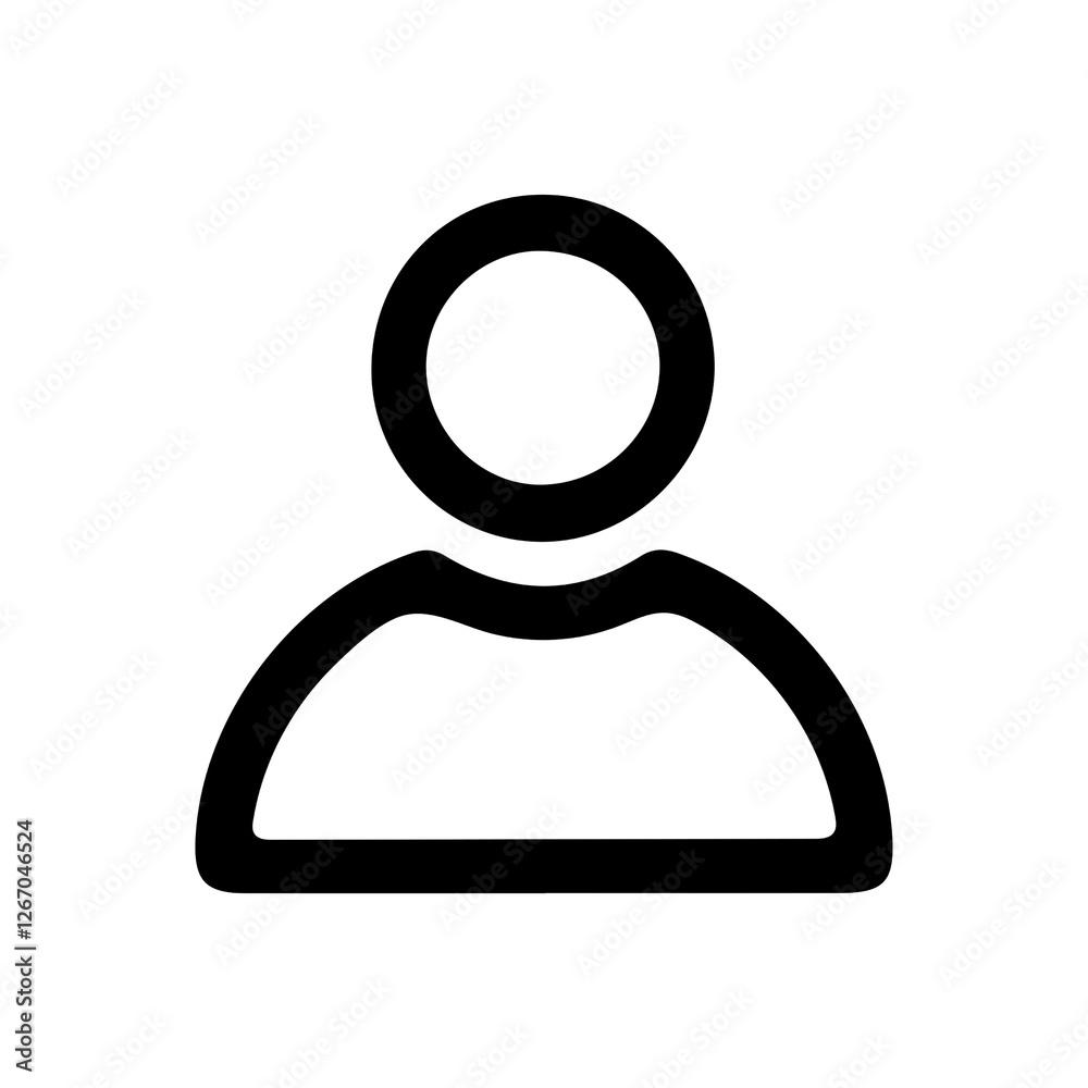 User Icon Illustration on a transparent background. User Icon Illustration on a transparent background.
