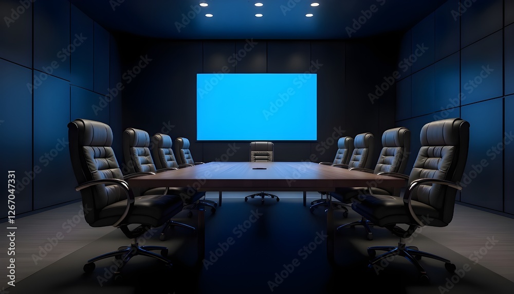 A High-tech conference and board meeting room with full of Audio-visual aids A High-tech conference and board meeting room with full of Audio-visual aids
