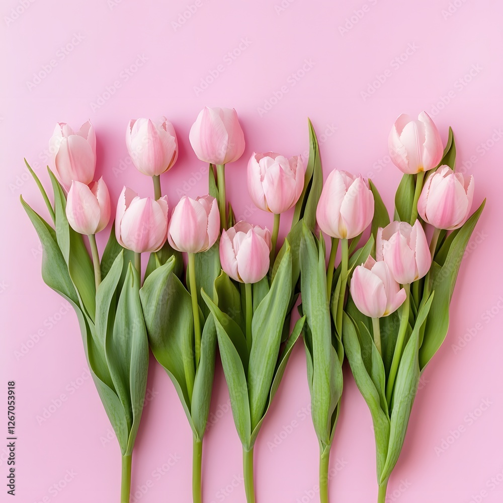 A beautiful bouquet of pink and white spring flowers, artfully arranged to capture the essence of the season's vibrant and delicate blooms.