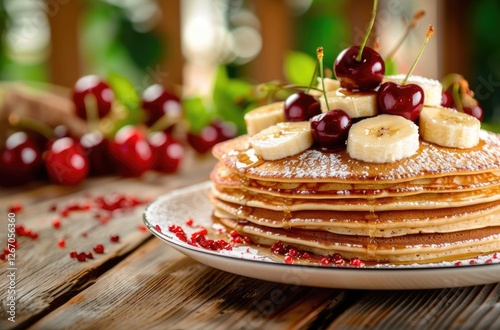 Culinary tradition: Fat Tuesday delights with flavors, marking final feast before Lent, known as Pancake Day, celebrating delicious treats, gastronomic heritage, spirit of seasonal festivity . photo