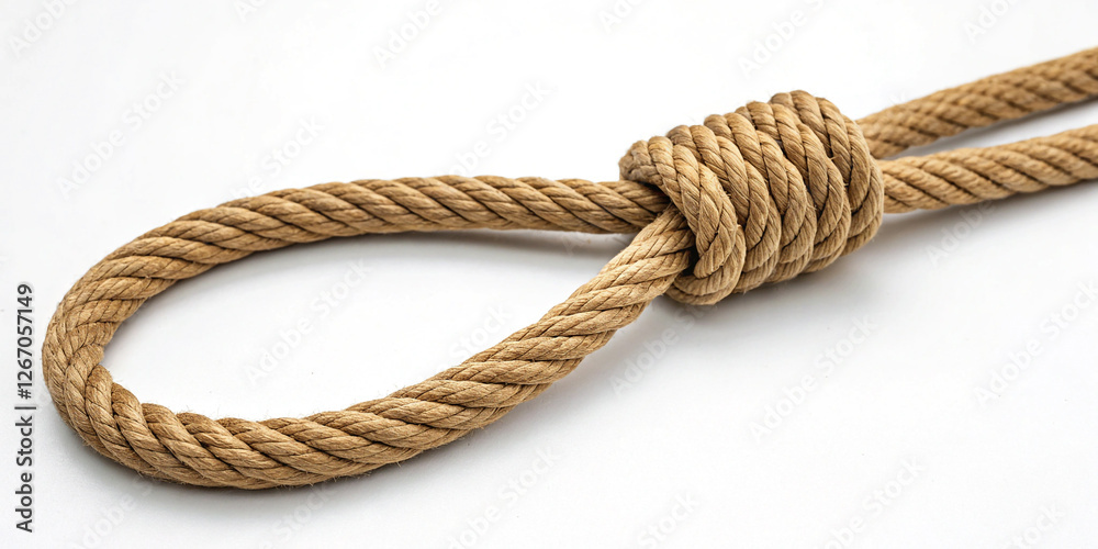 Obraz premium Another Rope Loop for Hanging, Perfect for Creative and Home Decor Projects