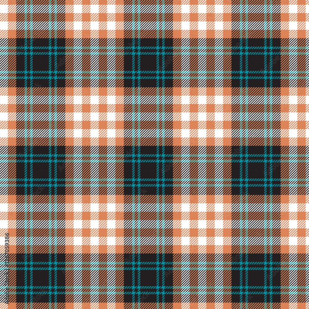 Fototapeta premium Scottish tartan seamless check plaid pattern for textile, fabric, print, wallpaper, wrapping paper and background