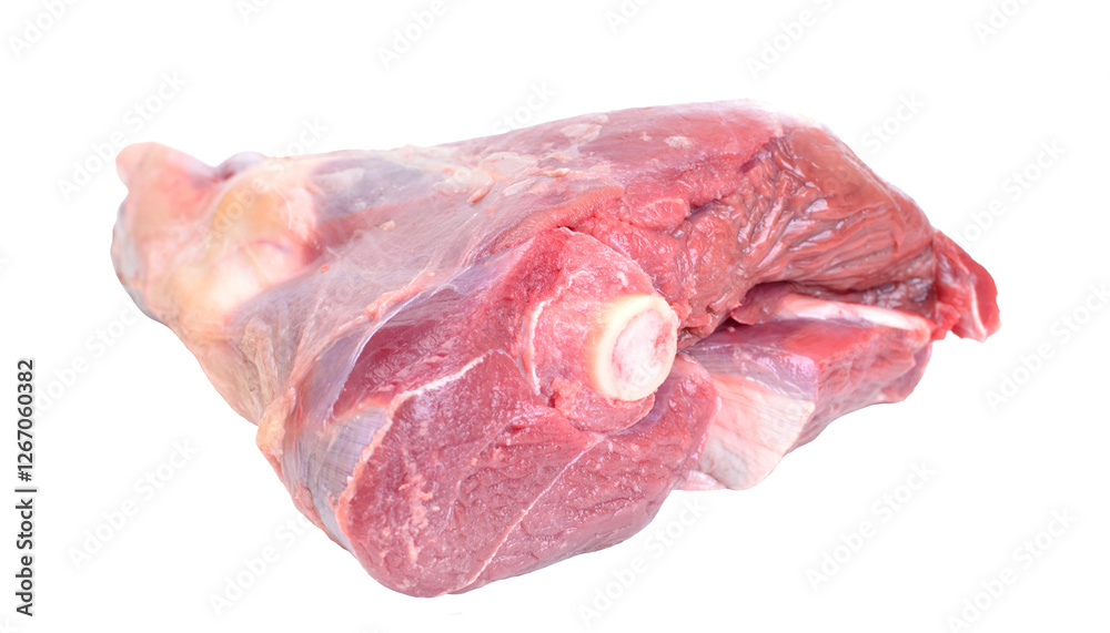 Lamb meat isolated