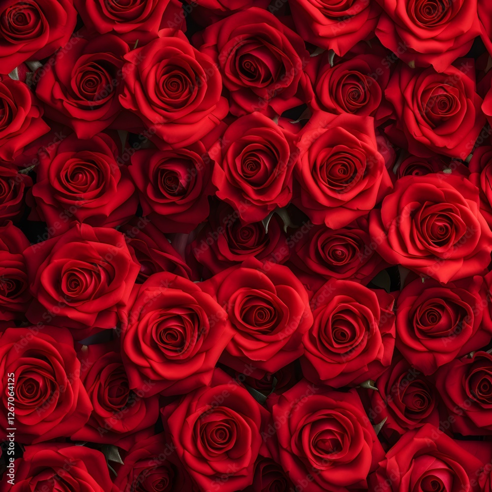 A bunch of red roses are arranged in a bouquet A bunch of red roses are arranged in a bouquet