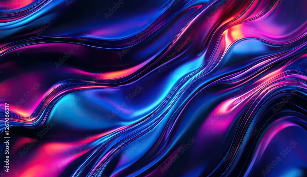 Abstract swirling neon liquid texture background Abstract swirling neon liquid texture background
