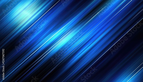 Blue diagonal streaks, abstract motion, dark background, website design