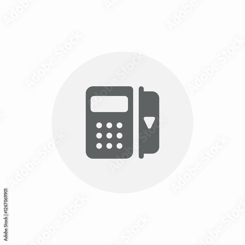 payments on the spot icon sign vector