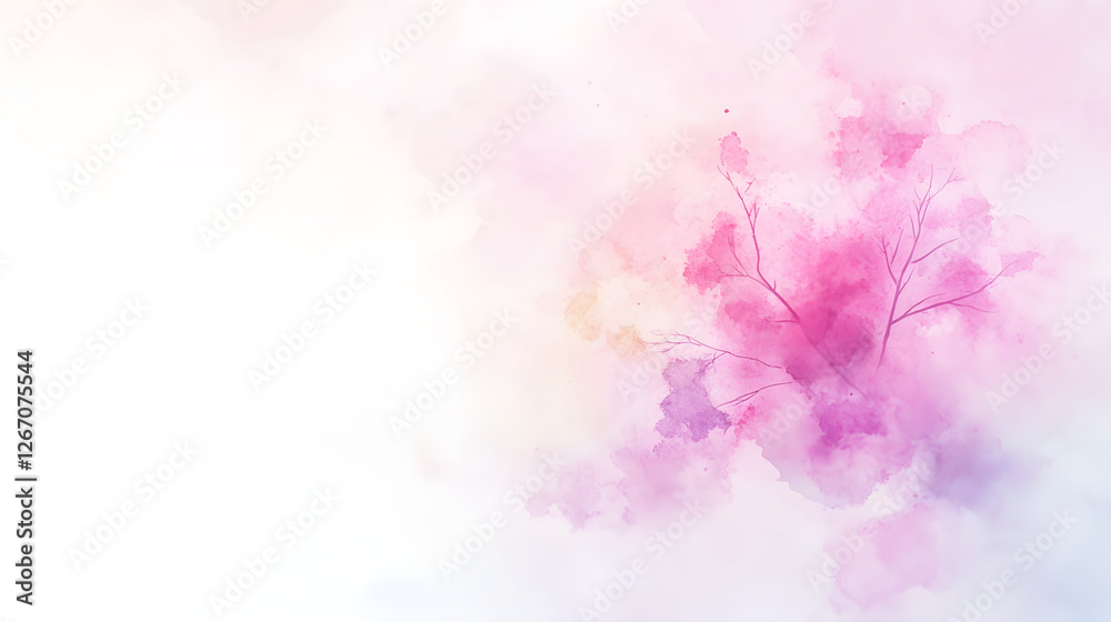 Flowers in Watercolor Style, Soft and Delicate Brushstrokes
Flowers in Watercolor Style, Soft and Delicate Brushstrokes