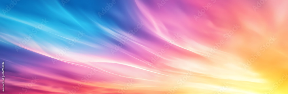 vibrant sky with colorful sunset clouds creates stunning visual display vibrant sky with colorful sunset clouds creates stunning visual display
