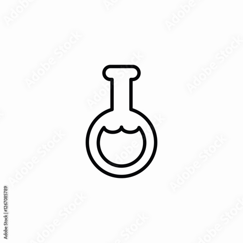 chemistry class icon sign vector