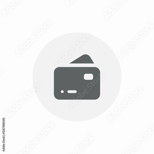 debit card pile icon sign vector