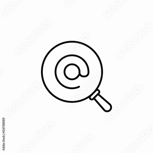 email search icon sign vector