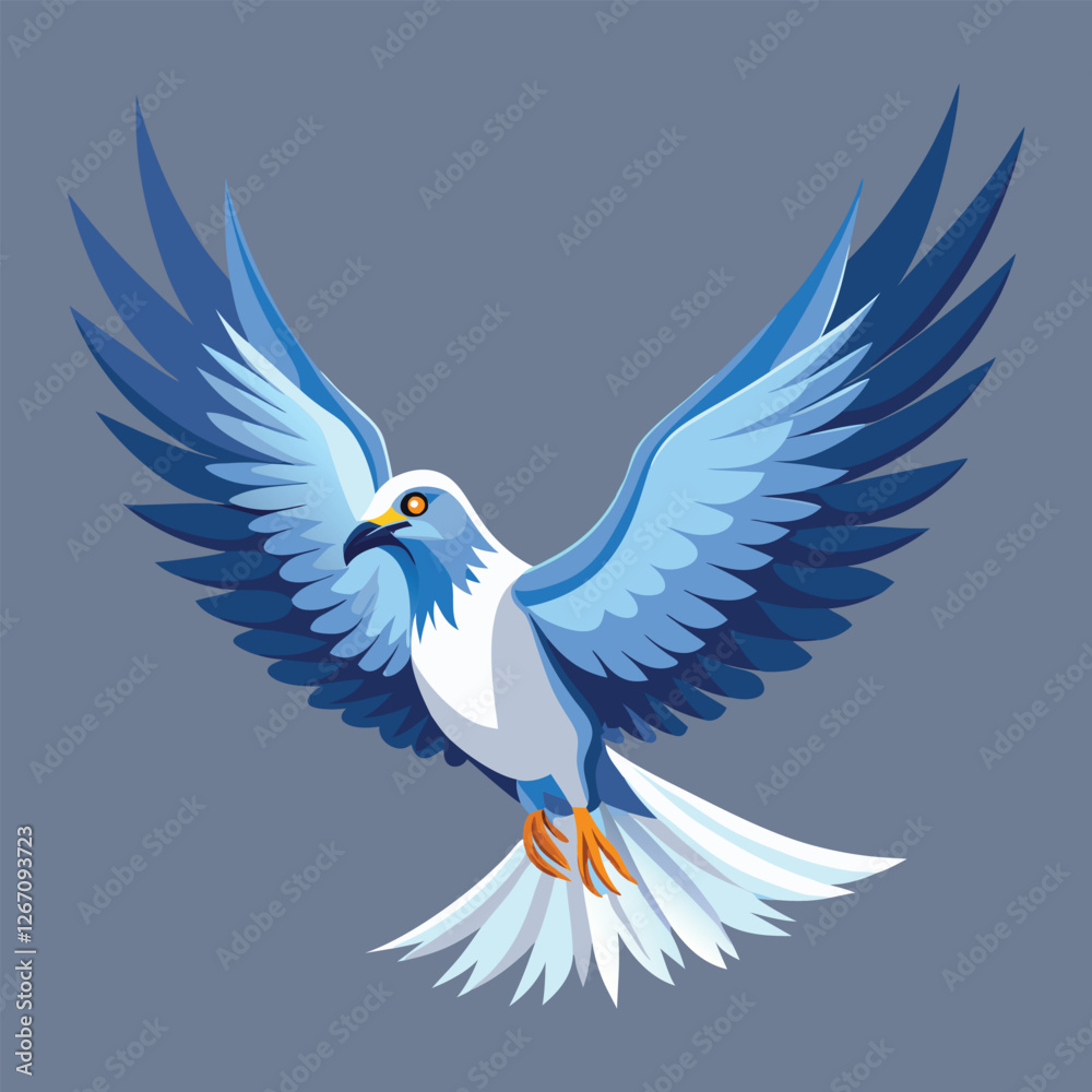 Obraz premium bluebird with wings