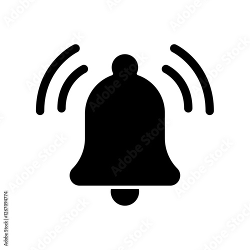 Icon a alarm, isolated against a clean background.

