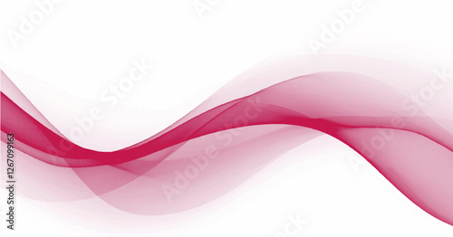 Abstract modern flowing stylish wave in white background. vector illustration