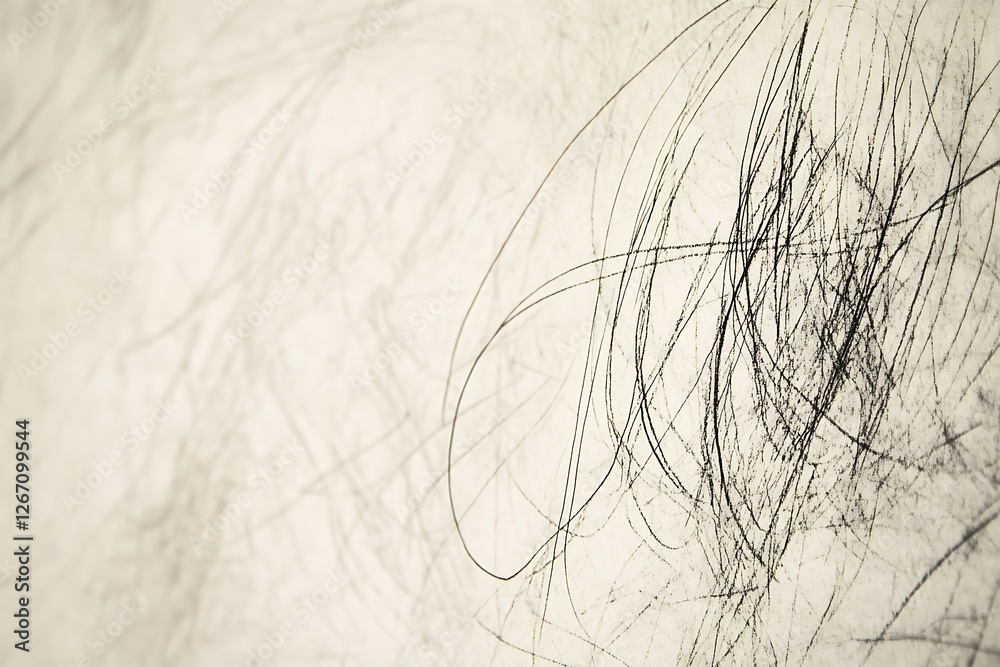 Fototapeta premium Abstract black and white lines on a light background