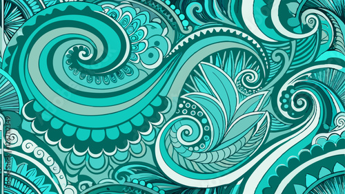 Paisley Pattern fabric abstract design backdrop background