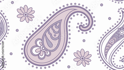 Paisley Pattern fabric abstract design backdrop background