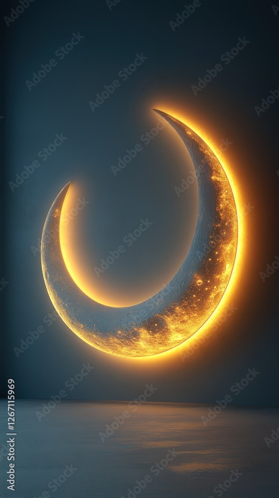 Crescent Moon Glow: A Celestial Interior Design Crescent Moon Glow: A Celestial Interior Design