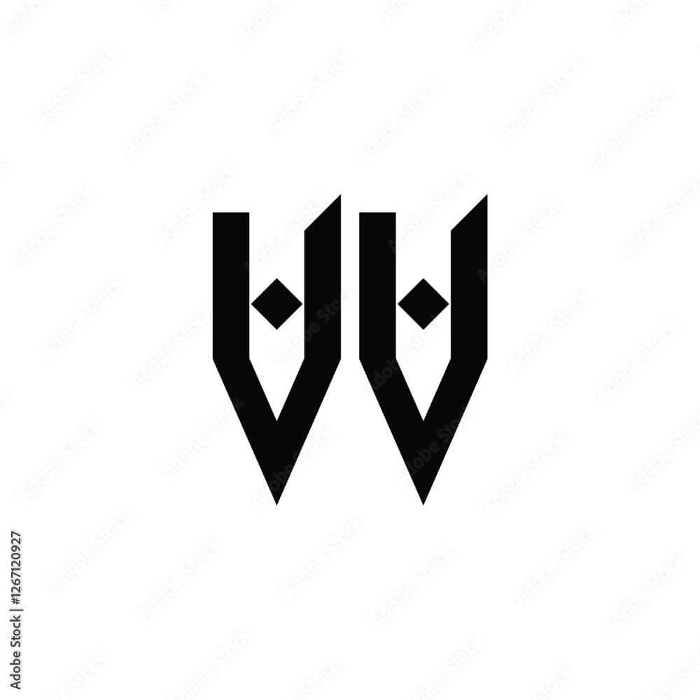 VV monogram logo design letter text name symbol monochrome logotype alphabet character simple logo VV monogram logo design letter text name symbol monochrome logotype alphabet character simple logo