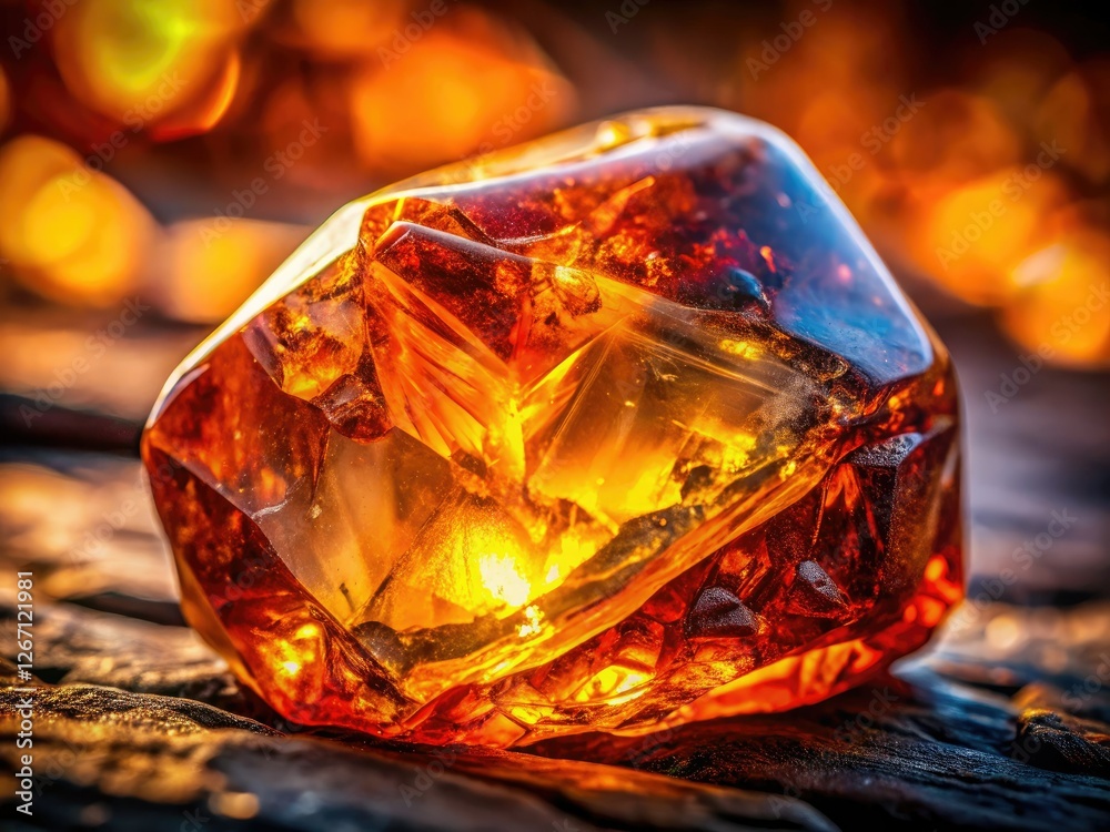 A detailed macro photograph reveals the rich texture and fossilized botanical inclusions within a polished amber gemstone. A detailed macro photograph reveals the rich texture and fossilized botanical inclusions within a polished amber gemstone.