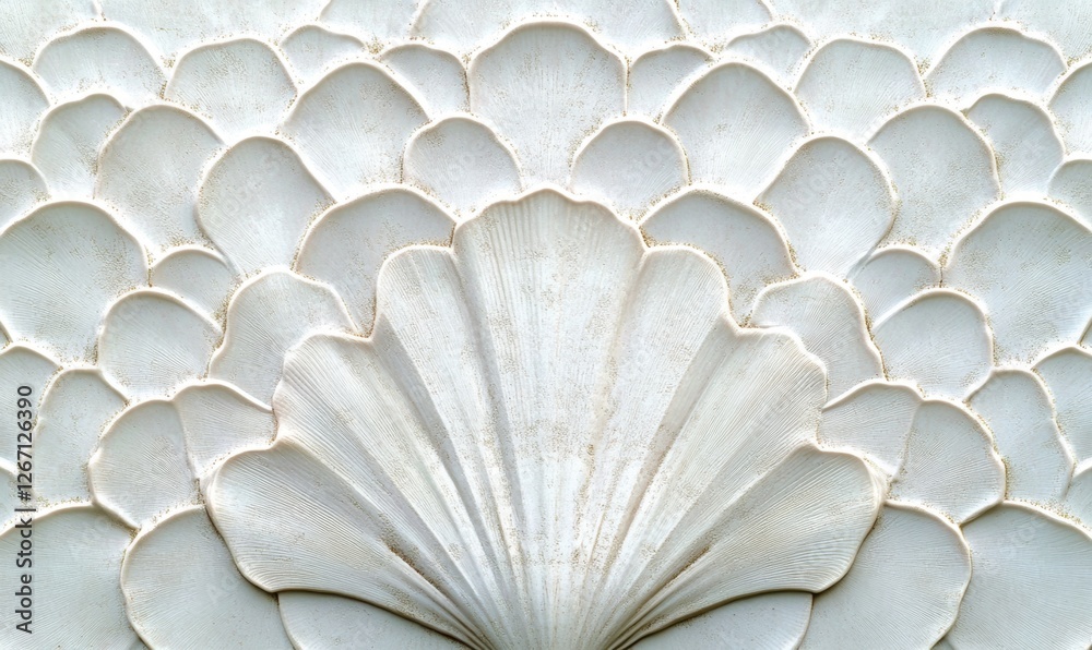 Intricate white petal design showcasing layered textures, ideal for backgrounds and aesthetics Intricate white petal design showcasing layered textures, ideal for backgrounds and aesthetics