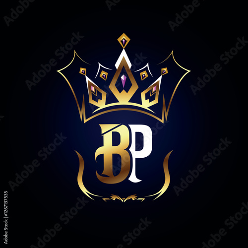 BP Crown King Royal Logo Design