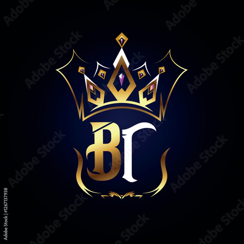 BT Crown King Royal Logo Design