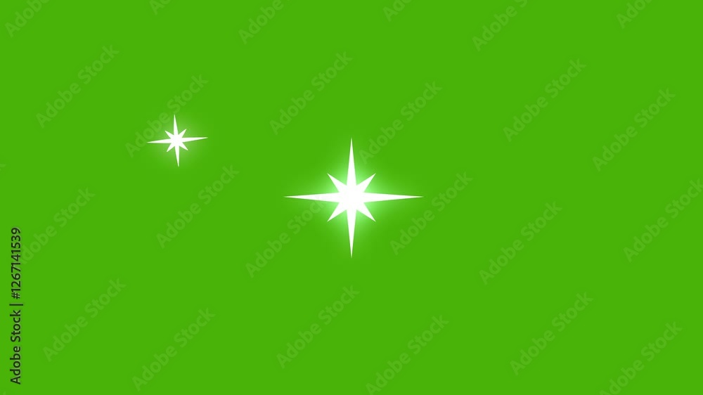 twinkle Sparkle Stars animation falling sparkling bright stars overlay background, looping 4k Animation twinkling