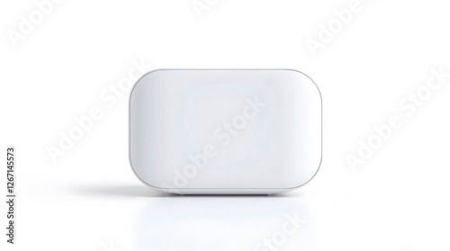 Minimalist White Sound Bar with a Sleek and Modern Design