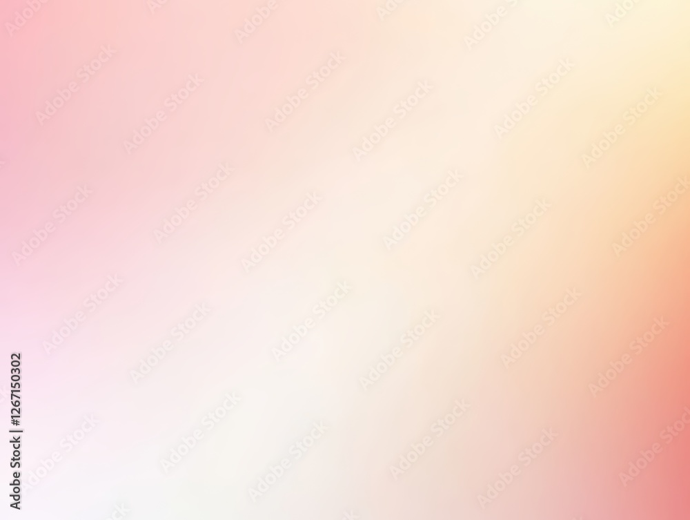 Fototapeta premium Soft Pastel Pink and Peach Gradient Background