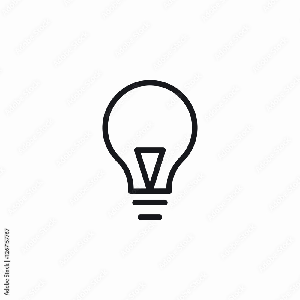 idea light bulb icon sign vector idea light bulb icon sign vector