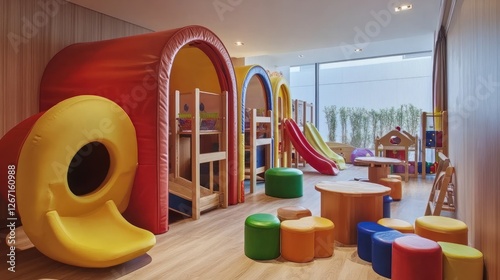 Kids Playroom: Colorful and Fun Indoor Play Space for Children photo