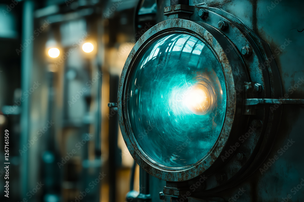 Fototapeta premium futuristic fusion reactor