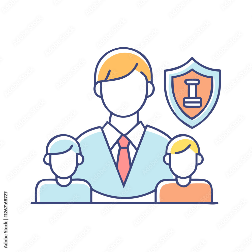 defense attorney icon, defense attorney vector illustration-simple illustration of defense attorney, perfect for defense attorney logos and icons defense attorney icon, defense attorney vector illustration-simple illustration of defense attorney, perfect for defense attorney logos and icons