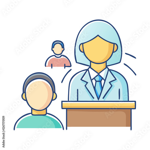 witness icon, witness vector illustration-simple illustration of witness, perfect for witness logos and icons